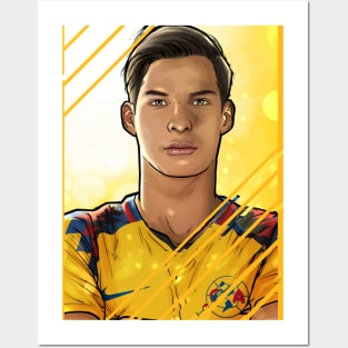 Diego Lainez America Posters and Art